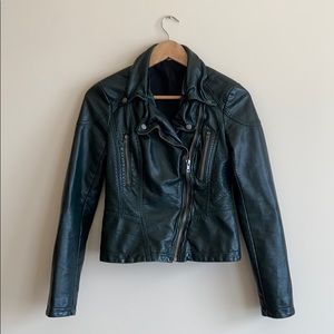 Free People Vegan Leather Jacket - RARE
